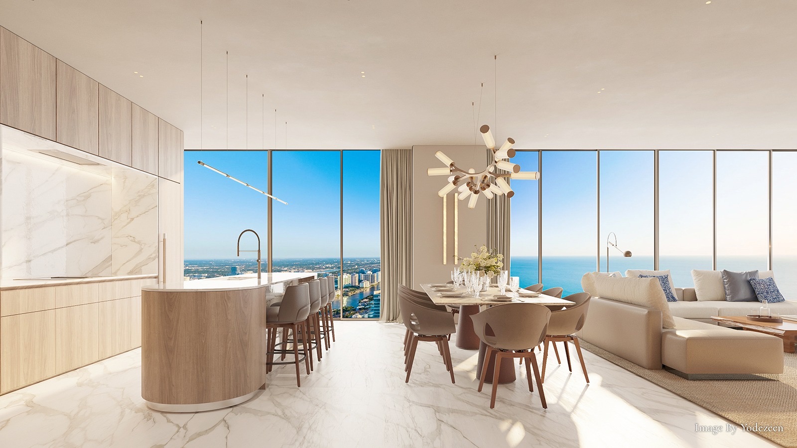 Kitchen and dining room